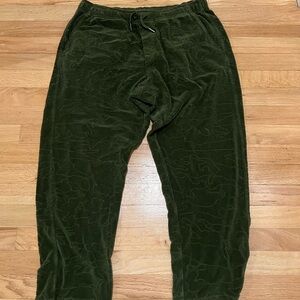 Todd Snyder Green Terry Joggers